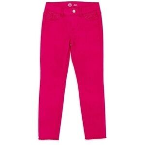 Girls large pink fashion jeggings